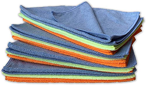 Armor All Microfiber Car Cleaning Towels, Cleaner for Bugs, Dirt & Dust, For Cars & Truck & Motorcycle, Pack of 24, 17622