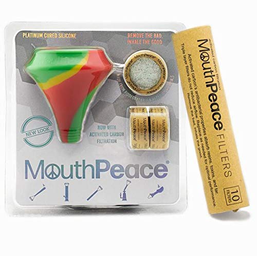 Moose Labs - Mouth Peace Carbon Activated Filtration - Platinum Cured Silicone - Mouth Piece with 3 Filters