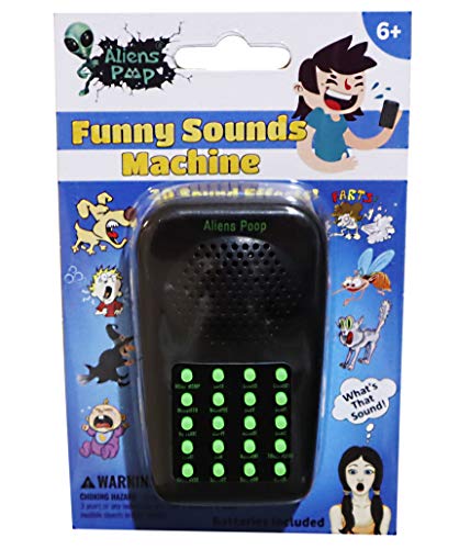 Aryellys Sound Machine with 20 Sound Effects Funny Sounds for Kids and Adults Gags, Pranks, Jokes Sound Maker for Videos Fart, Burp, Game Over