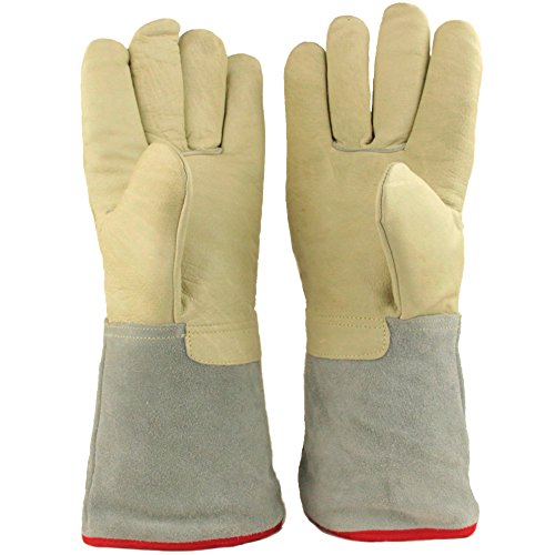 13.8'/35cm Long Cryogenic Gloves LN2 Liquid Nitrogen Protective Gloves from U.S. SOLID