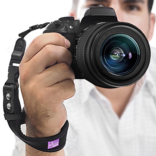 Camera Wrist Strap - Rapid Fire Heavy Duty Safety Wrist Strap by Altura Photo w/ 2 Alternate Connections for Use w/Large DSLR or Mirrorless Cameras