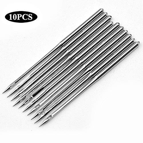 10Pcs Overlock Sewing Machine Needles for Singer Brother Janome serger Sewing Machine (DC 90/14)
