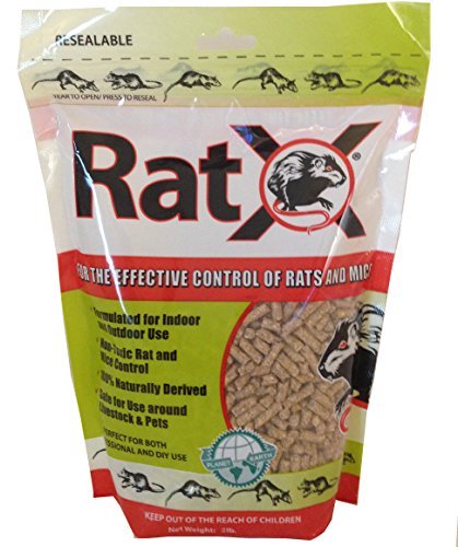 EcoClear Products 620102, RatX All-Natural Non-Toxic Humane Rat and Mouse Killer Pellets, 3 lb. Bag