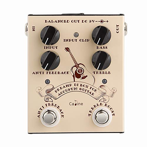 Caline Acoustic Guitar Effects Pedal DI Box Cabinet Simulator Pedal Preamp True Bypass CP-40 Guitarist Gifts