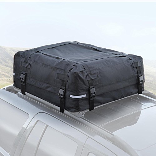 Motor Trend TopHaul Roof Top Cargo Bag XL for Car Auto SUV Van - Soft Rooftop Carrier