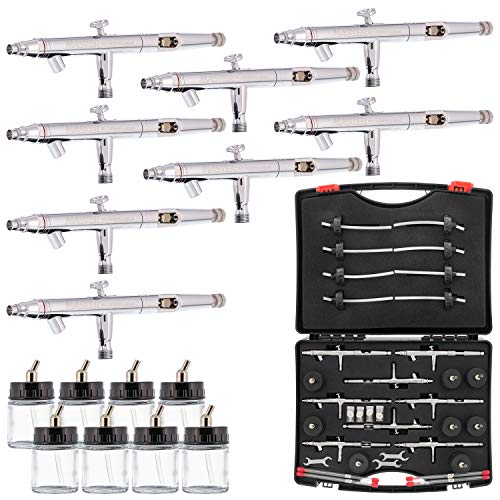 Master S67 Studio Airbrush Set Professional Airbrush Set with 8 Master Model