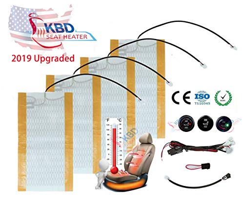 KBD Universal seat Heater kit for Most Vehicle with Hi/Lo Setting 2 Seats