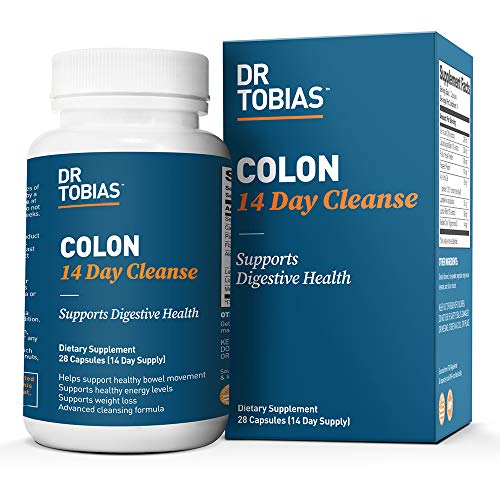 Dr. Tobias Colon 14 Day Cleanse - Quick, Effective & Natural - Supports Detox & Increased Energy Levels (28 Capsules)