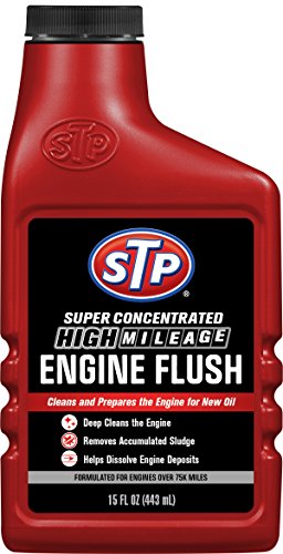 STP High Mileage Engine Flush Formula, Oil cleaning for Cars & Truck, Bottles, 15 Fl Oz, 18566