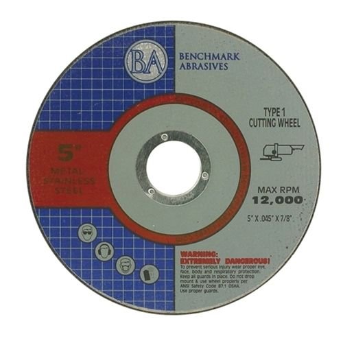 5'x.045'x7/8' Quality Thin Cutoff Wheel Metal & Stainless Steel - 50 Pack