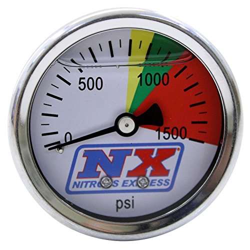 Nitrous Express 15508 0-1500 psi Nitrous Pressure Gauge