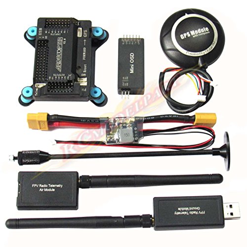 Hobbypower APM2.8 Flight Controller 7M GPS 3DR 915Mhz Telemetry Mini OSD Module Power Module for FPV Quadcopter Multirotor