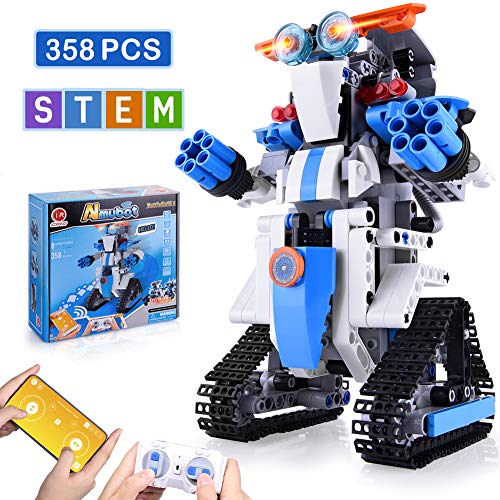 NextX STEM Robot Building Set Robots for Kids Toy Remote & APP Controlled Robots Educational Learning Science Gifts for Boys and Girls