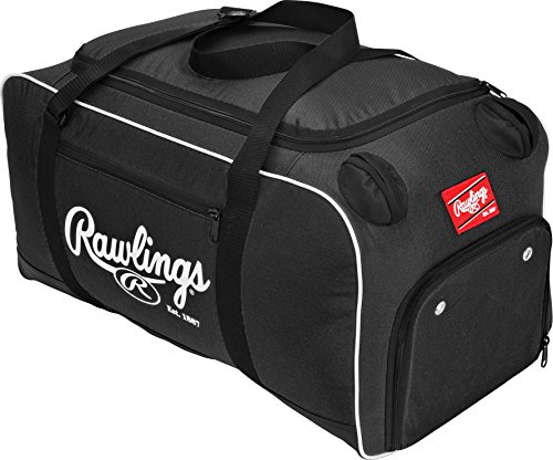 Rawlings Covert Player Duffle Bag, Black, 26' L x 13' W x 13' H