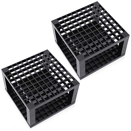 Foraineam 2-Pack 96 Holes Pencil & Brush Holder - Plastic Desk Organizer Stand Holder for Pencils, Pens, Paint Brushes, Modeling Tools, Office & Art Supplies