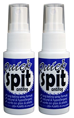 Jaws Quick Spit Antifog Spray (Pack of 2), 1-Ounce