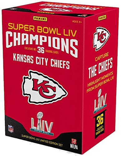 2019 Panini Instant Kansas City Chiefs Super Bowl LIV Champions Complete Trading Card Set (36 Cards) - Football Wax Packs