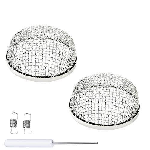 Flying Insect Screen RV Accessories, 2 Pack RV Heater Vent Cover, Use for Furnace Vents on Travel Trailers, Motorhomes, and Camper Trailers Prevents RV Vent Damage