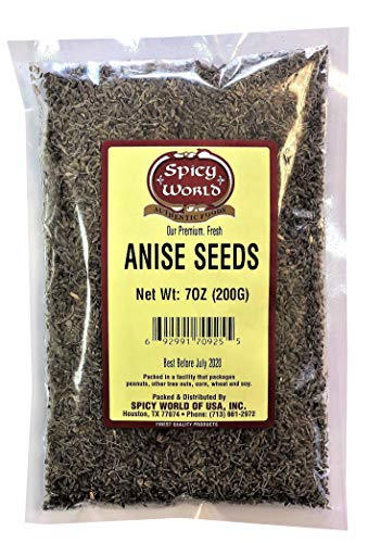 Spicy World Anise Seeds Whole 7 Ounce Bag