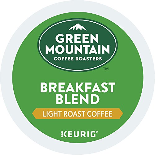 Green Mountain Coffee Breakfast Blend, Single-Serve Keurig K-Cup Pods, Light Roast Coffee, 48 Count