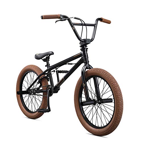 Mongoose Legion L20 Freestyle BMX Bike Line for Beginner-Level to Advanced Riders, Steel Frame, 20-Inch Wheels, Black