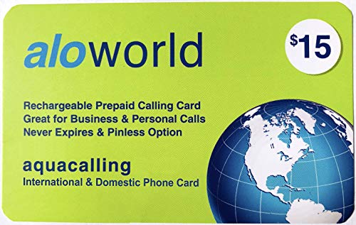 Prepaid Phone Card for Domestic & International Calls, No Pay Phone Fee, Calling Card That Never Expires.