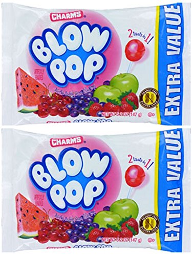 Charms Blow Pops, 5.2-oz. Extra Value Bag (Pack of 2)