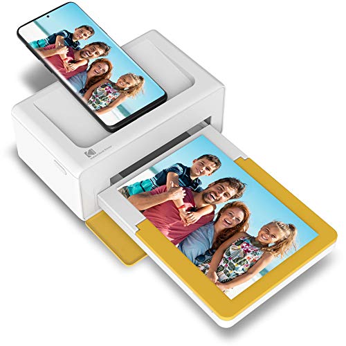 Kodak Dock Plus Portable Instant Photo Printer, Compatible with iOS, Android and Bluetooth DevicesFull Color Real Photo (4”x6”), 4Pass & Lamination Process, Premiun Quality - Convenient and Practical