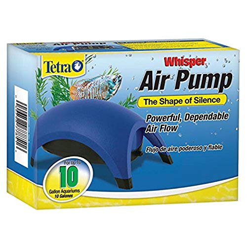Tetra Whisper Easy to Use Air Pump for Aquariums (Non-UL), Up to 10-Gallons