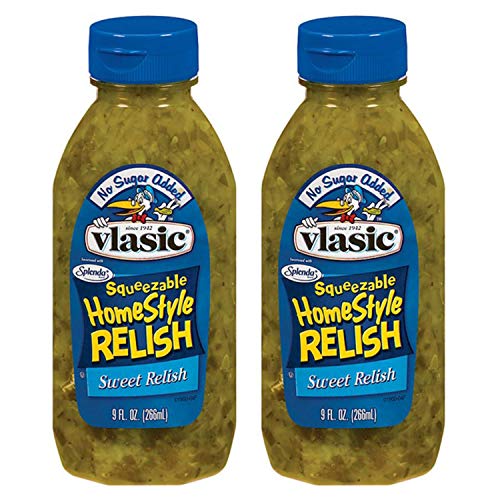 Sugar Free Sweet Relish, Vlasic No Sugar Added Homestyle Sweet Relish, 2 Pack