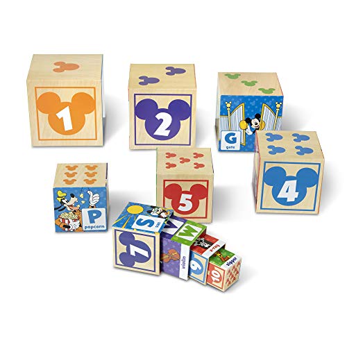 Melissa & Doug Mickey Mouse ABC-123 Nesting & Stacking Blocks