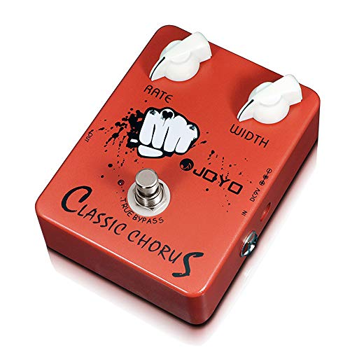 JOYO Classic Chorus Effect Pedal Crisp & Transparent Chorus Full Bodied Sounds and Deep-clear Tone for Electric Guitar Effect True Bypass (JF-05)