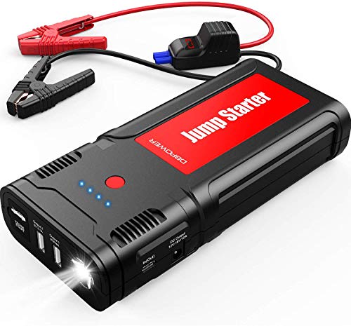 DBPOWER G15 2500A 21800mAh Portable Emergency Car Jump Starter- for up to 8.0L Gasoline/6.5L Diesel Engines, 12V Auto Battery Booster, Portable Power Pack, Quick Charging