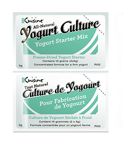 Euro Cuisine RI52 All Natural Yogurt Culture (2-5gr Packet with New Packaging)