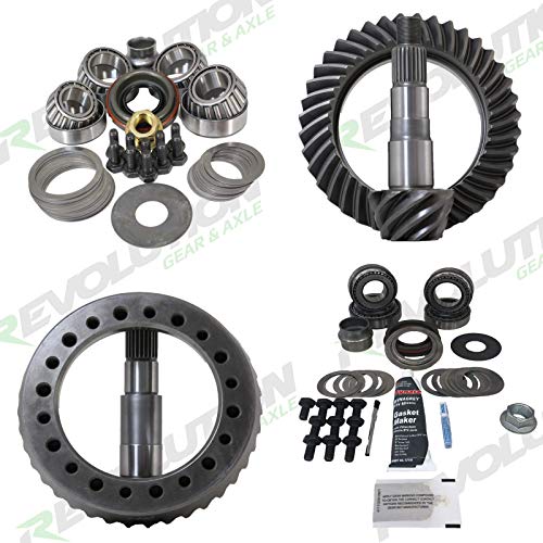 Revolution Gear & Axle - Jeep TJ Rubicon 5.38 gear package front & rear with master overhaul kits (Comes with thick gears so no carriers needed)
