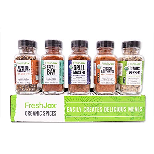 FreshJax Grilling Spice Gift Set, (Set of 5)