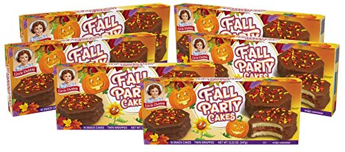 Little Debbie Fall Party Cakes (Chocolate), 6 Boxes, 30 Twin Wrapped Cakes
