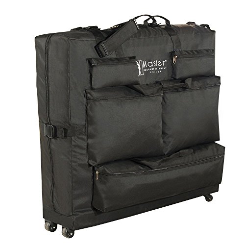 Master Massage Universal Wheeled Massage Table Carry Case,bag for Massage Table,Black.