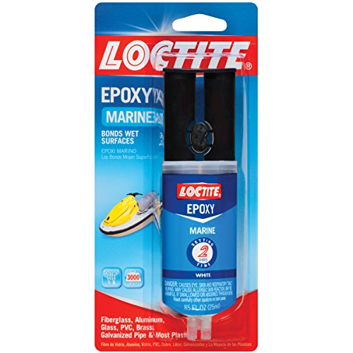 Loctite 1919324-8 Marine Epoxy, 0.85 Fl. Oz. Syringe, 8-Pack, 8 Pack, White, 6