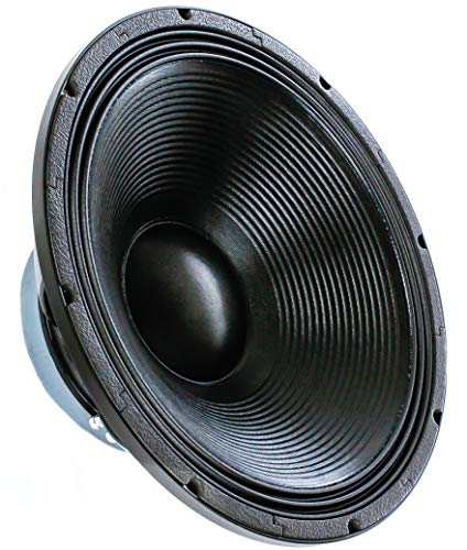 Alphasonik 18' Flagship Series 3000 Watts Raw Sub Woofer Speaker Cast Aluminum Basket Driver for Pro Audio PA DJ Cabinets Subwoofer with High Handling Power Extremely Clear and Loud - FW1832
