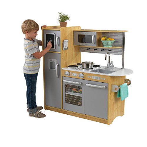 KidKraft 53298 Uptown Natural Kitchen, 43.00 x 17.75 x 41.00 Inches