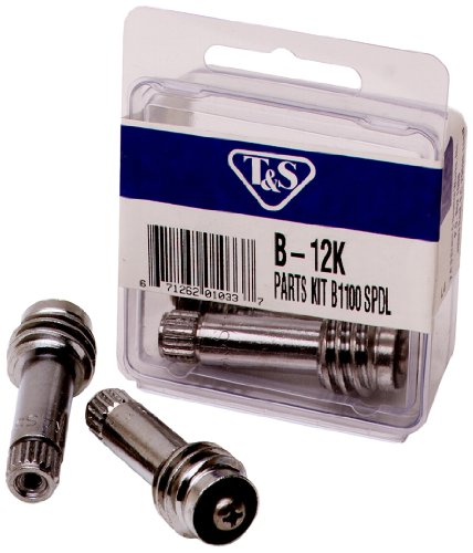 T&S Brass B-12K Parts Kit for Workboard Faucets: Left and Right Hand Spindle, Seat Washers, Washer Screws