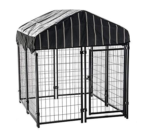 Lucky Dog - Pet Resort Heavy Duty Dog Outdoor Playpen with Water-Resistant Cover, 54'H x 4'W x 4'L