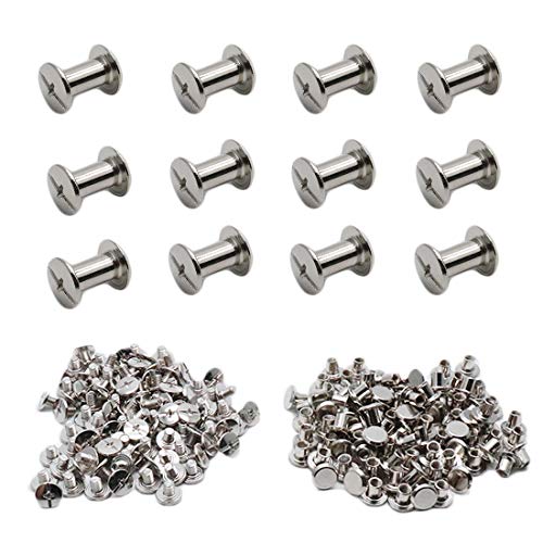 ZXHAO M5 Chicago Binding Screws Sex Bolt Barrel nut Barrel Bolt Post Screw 100pcs (5x10)