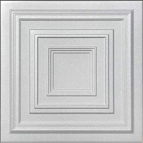 White Styrofoam Decorative Ceiling Tile Antyx (Package of 8 Tiles) - Other Sellers Call This Chestnut Grove and R31