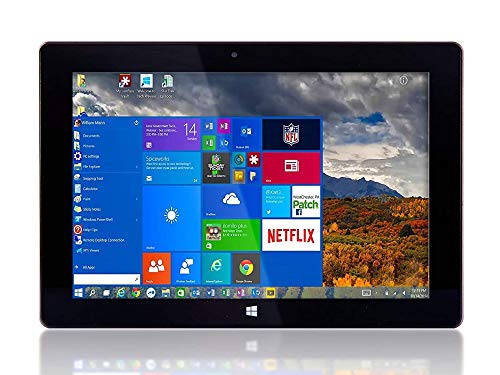 10' Fusion5 Ultra Slim Windows Tablet PC- (Full Size USB 3.0, Intel Quad-core, 5MP and 2MP Dual Cameras, HDMI, Bluetooth, Windows 10 Home Tablet Computer) (64GB)