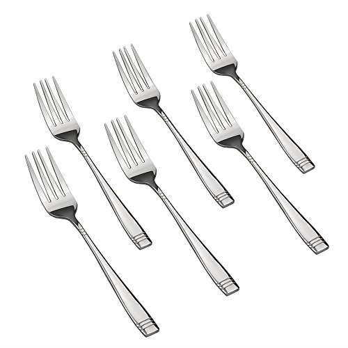 Obston Stainless Steel Dessert Fork Set, 6.7-Inch, Set of 12