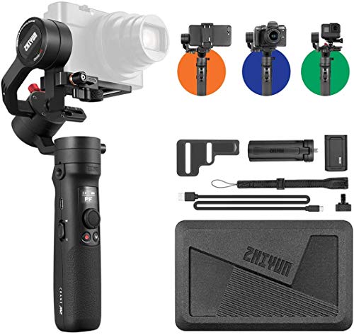 Zhiyun Crane-M2 [Official] Handheld 3-Axis Gimbal Stabilizer for Mirrorless Camera, Gopro, Smartphone