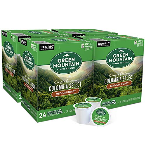 Green Mountain Coffee Roasters Colombia Select, Single-Serve Keurig K-Cup Pods, Medium Roast Coffee, 96 Count