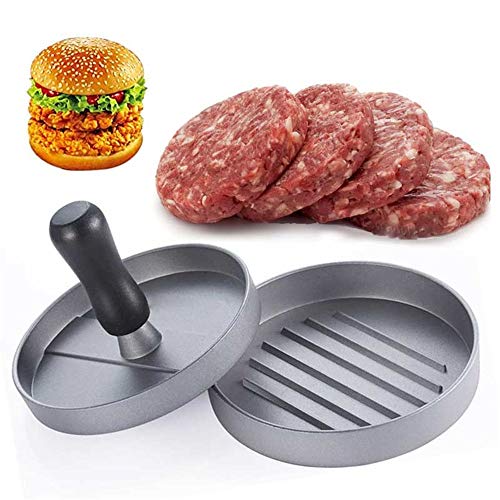 Hamburger Patties Making Mold, 4.5 in Round Large Burger Press, Perfect Burger Patties, Non-stick, Ideal for Bbq Grill, Home, Parties, Picnic